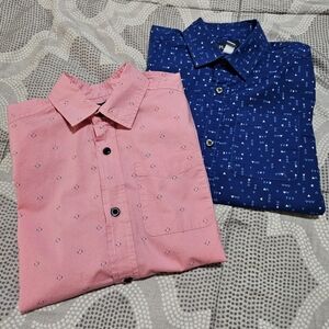 Kids Short Sleeve Pocket Button Down Shirt (2).